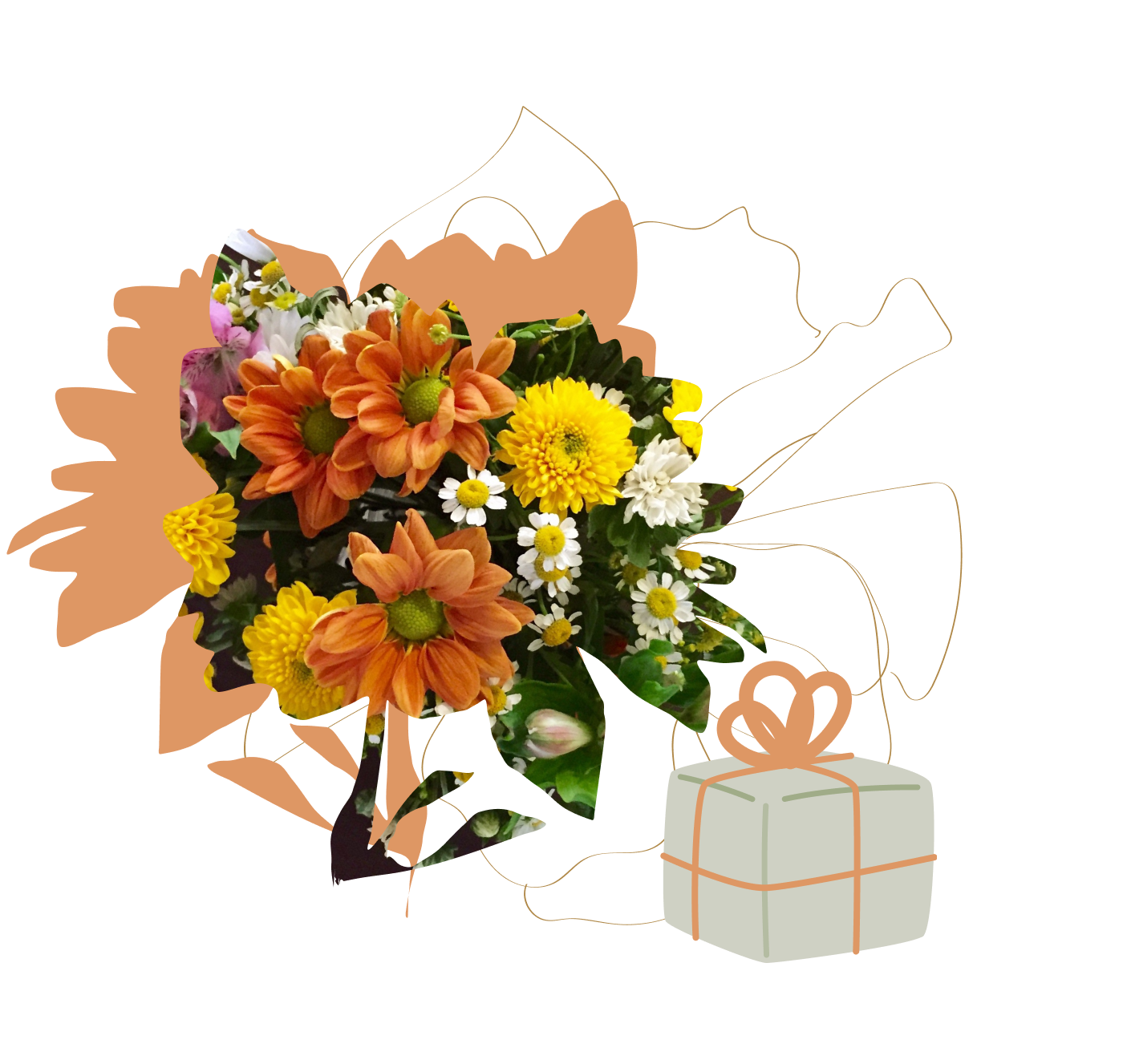 Regala un mes de flores (Ramo Silvestra)